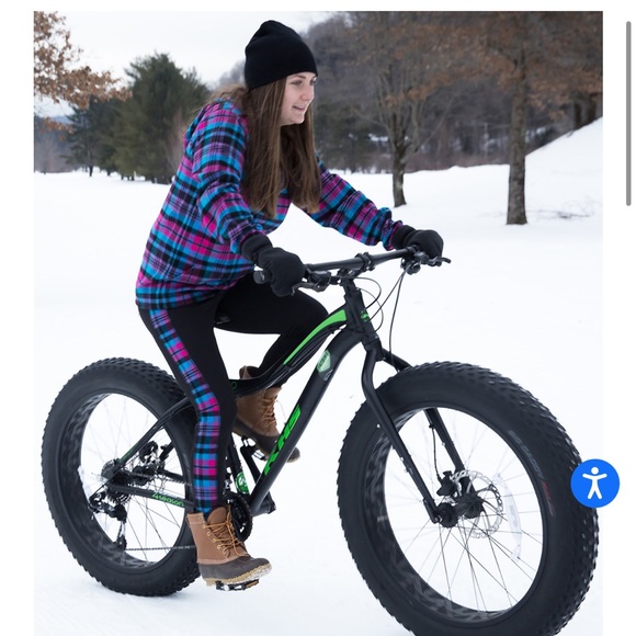 WORLD'S FINEST FLANNEL LEGGINGS Vermont flannel company tropic color size XS - Picture 2 of 2